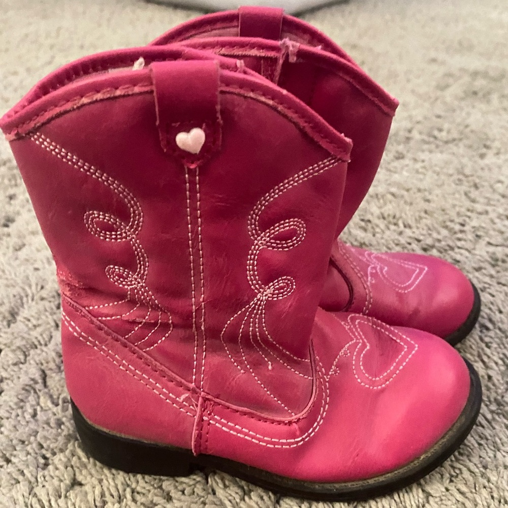 Pink Cowboy Boots - Toddler 8T